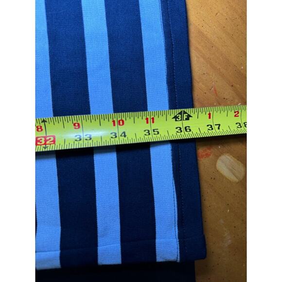 Sail To Sable NWOT Striped Tee Shirt Dress Ruffle Short Sleeve Blue Size Large - Picture 12 of 12